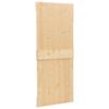 NARVIK Interior Door Solid Pine Natural Finish 80 X 210 Cm