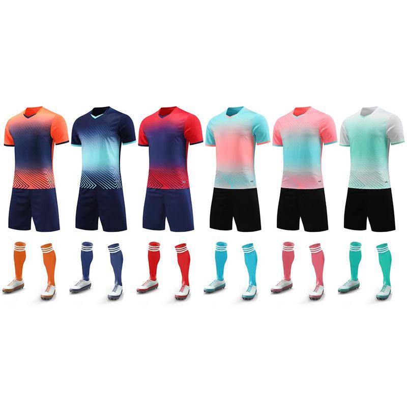 Soccer Uniform Set Printing Number: Adult Quick-Drying Breathable Soccer Uniform, Children'S Student Training Clothing, Sportswear