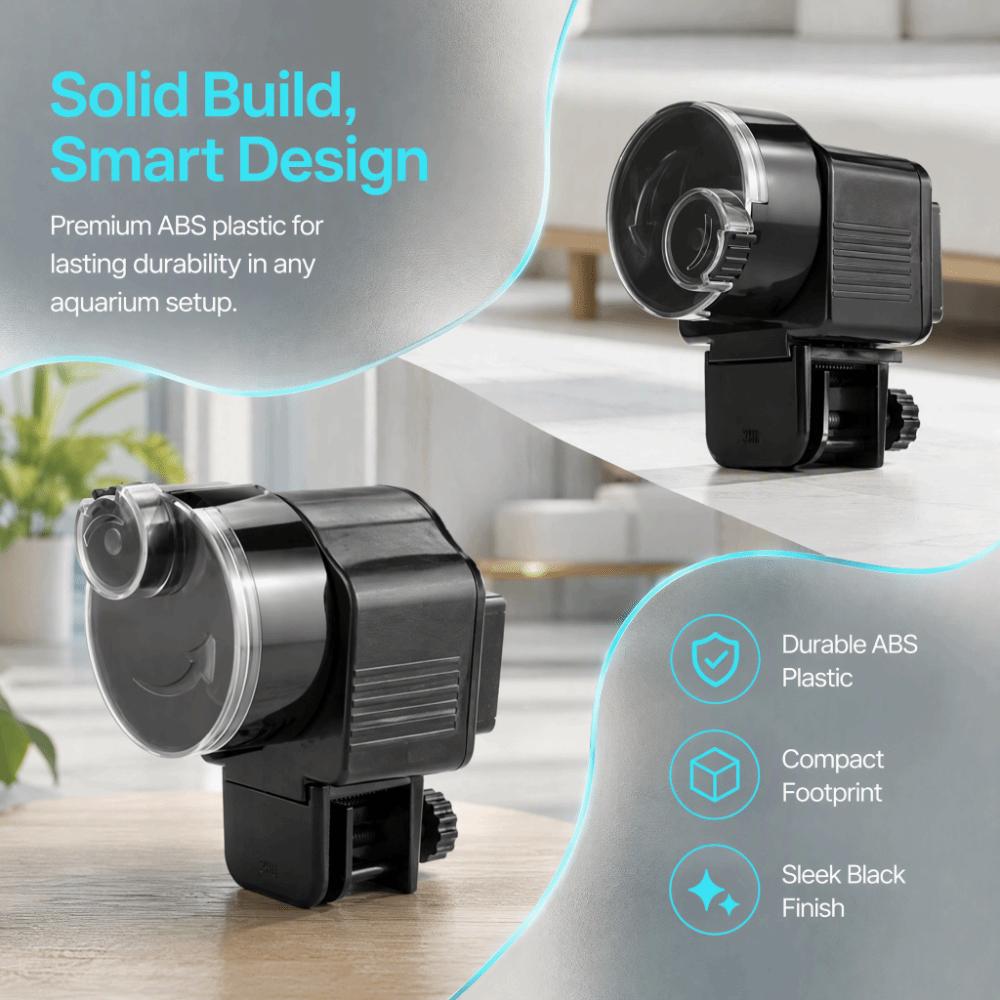 Timer Control Automatic Fish Feeder Compact Size Electric Fish Feeder For Betta Fish