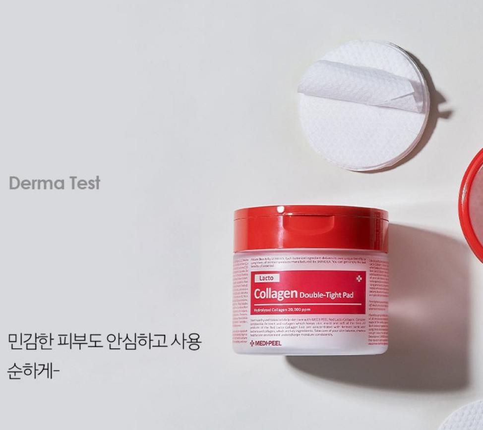 [Medipeel] Podwójne płatki zmniejszające pory Red Lacto Collagen 70 arkuszy