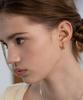 Tatiana Arc Link Hoop Earrings Ec3170