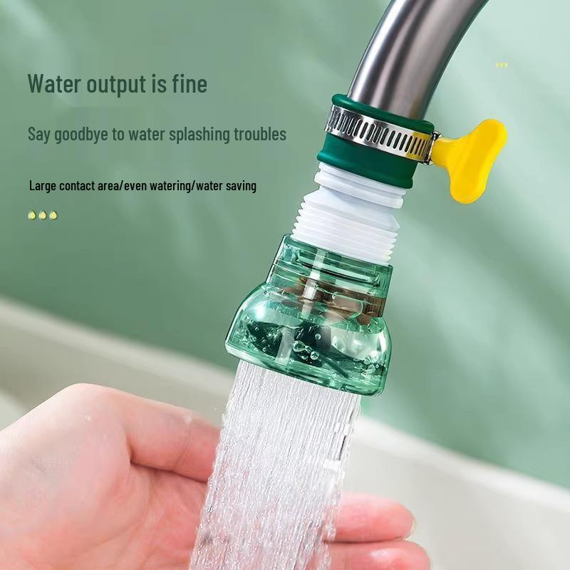 Silicone Splash-Proof Faucet Extender for Kitchen and Dorm Use