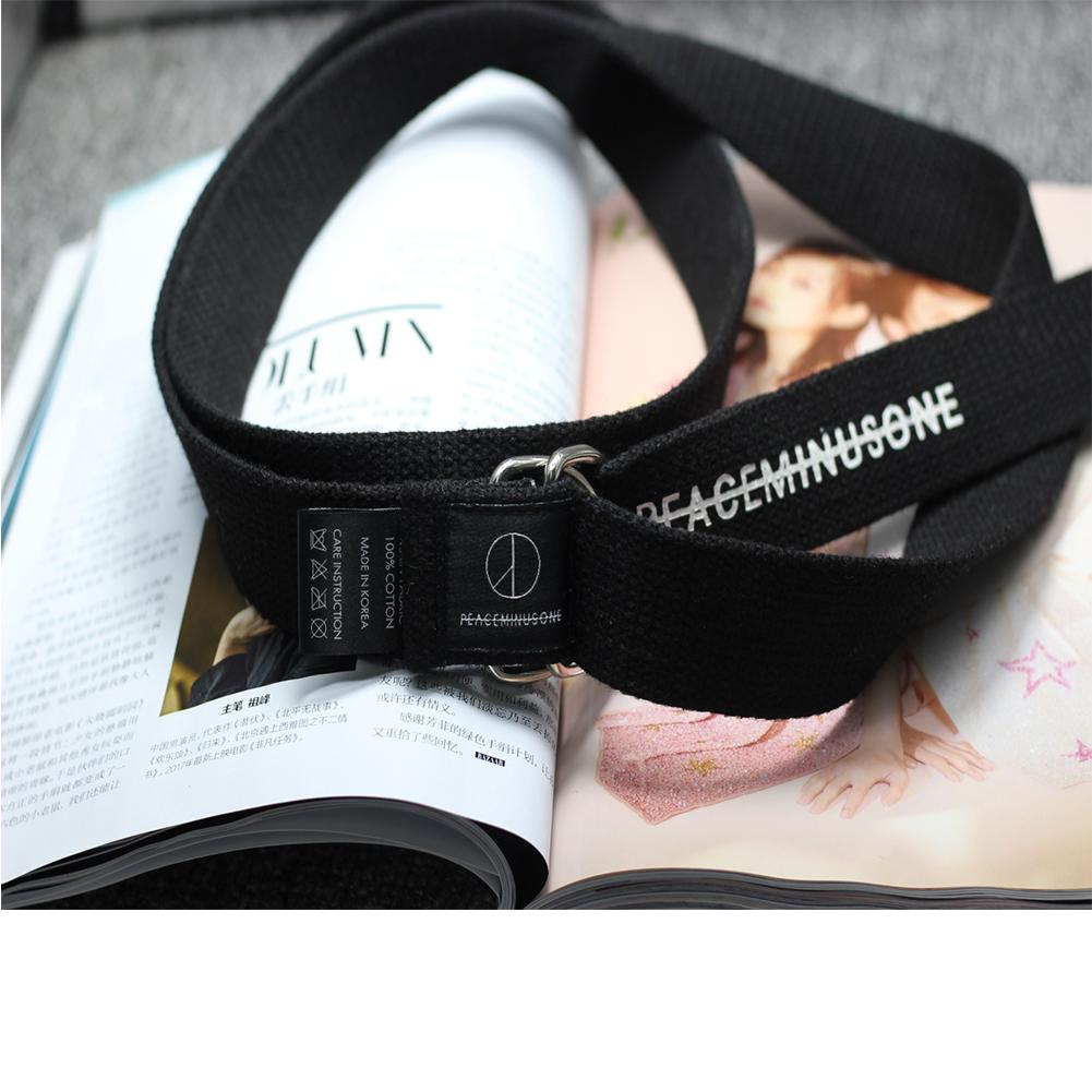 Unisex Fashion Hip-hop Canvas Popular Letters Pattern All-match Belts