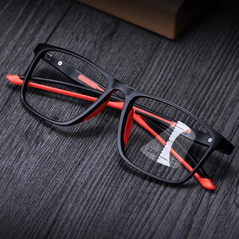 New Progressive Multifocal Reading Glasses Trendy Anti-blue Light Eyewear Men Women Near Far Prescription Presbyopia Eyeglasses