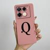 for Infinix Note 40 4G X6853 / Note 40 Pro 4G 5G X6850 X6851 / Pro Plus X6851B Phone Case Cute Letters Silicone Shockproof Cover