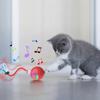 Interactive Cat Toy Ball Motion Activated Automatic Rolling Ball Fast Rolling Ball Anti-Depression Pet Toy for Indoor Cat Kitten