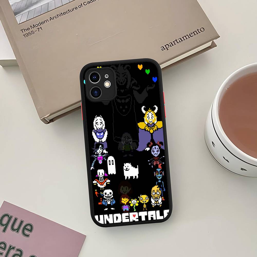 U-Undertale Phone Case For IPhone 16e 16 15 14 13 12 11 Pro Max X XS MAX Plus Spuerstar Matte Cover