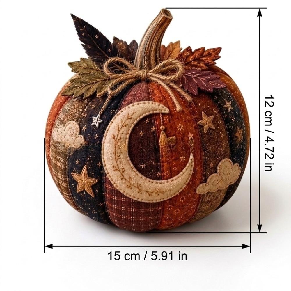 Vintage Style DIY Sewing Kit Floral Fabric Patchwork Pumpkin Friends Kit Autumn Home Decor