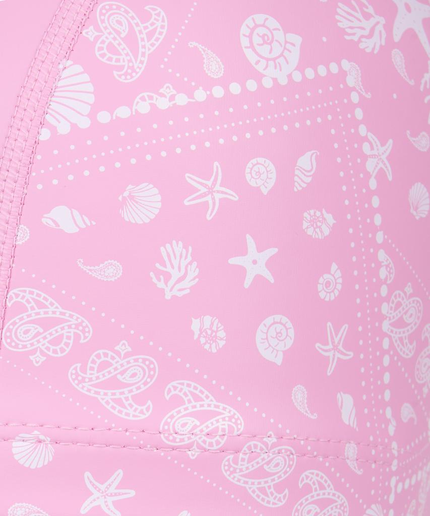 Lenomasuyeongbog Adult Beach Pattern Urethane Coated Swim Cap Pink Ro-Rc2G009-Pk