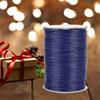 160m Wax Line   Environmentally Friendly Hand Woven Rope Necklace Cotton Thrd 1mm(Black )