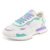 Kappa Mesh Retro Sports Patchwork Fabric Non-Slip Wear-Resistant Low-Top Running Shoes Women sneaker White Blue K0D45MM14-012B