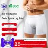 Breathable Men's Anti-Chafe Cotton Boxer Briefs