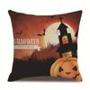 Halloween Linen Pillow Cover Printed Pillow Cover
