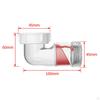 Visible Sink Drain Backflow Preventer Drainage Connector Easy Installation Drains Tube