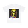 Alien T-Shirt Psychedelisch Weltraum UFO Hippie Grafik-T-Shirt Außerirdisch Rave