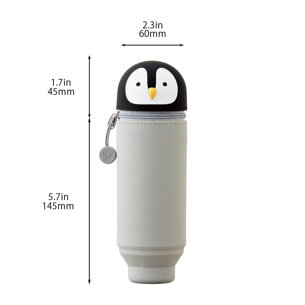 LIHIT LAB Stand Pen Case Punilabo Penguin A7712-10