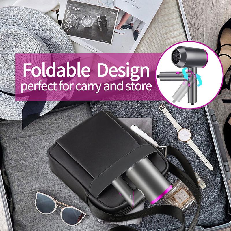 Professional 1800W-2000W Hair Dryer with Diffuser Travel Hair Dryer Blow Dryer with Diffuser Foldable Professional Hair Tools Portable Hair Drier