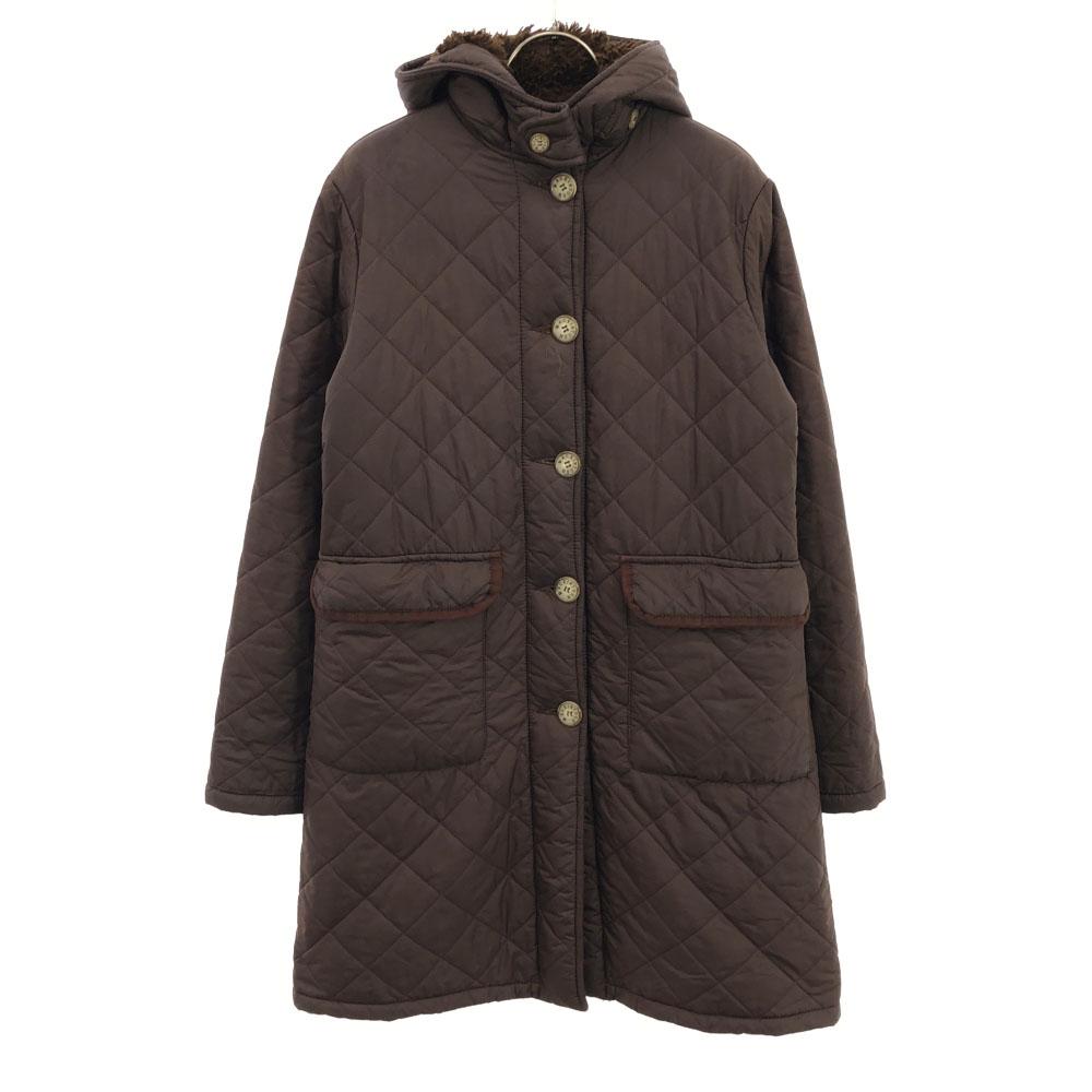 

MACKINTOSH SCOTLAND Сделано в Великобритании Стеганая куртка 38 Коричневая Подкладка из бора Женская Б/у