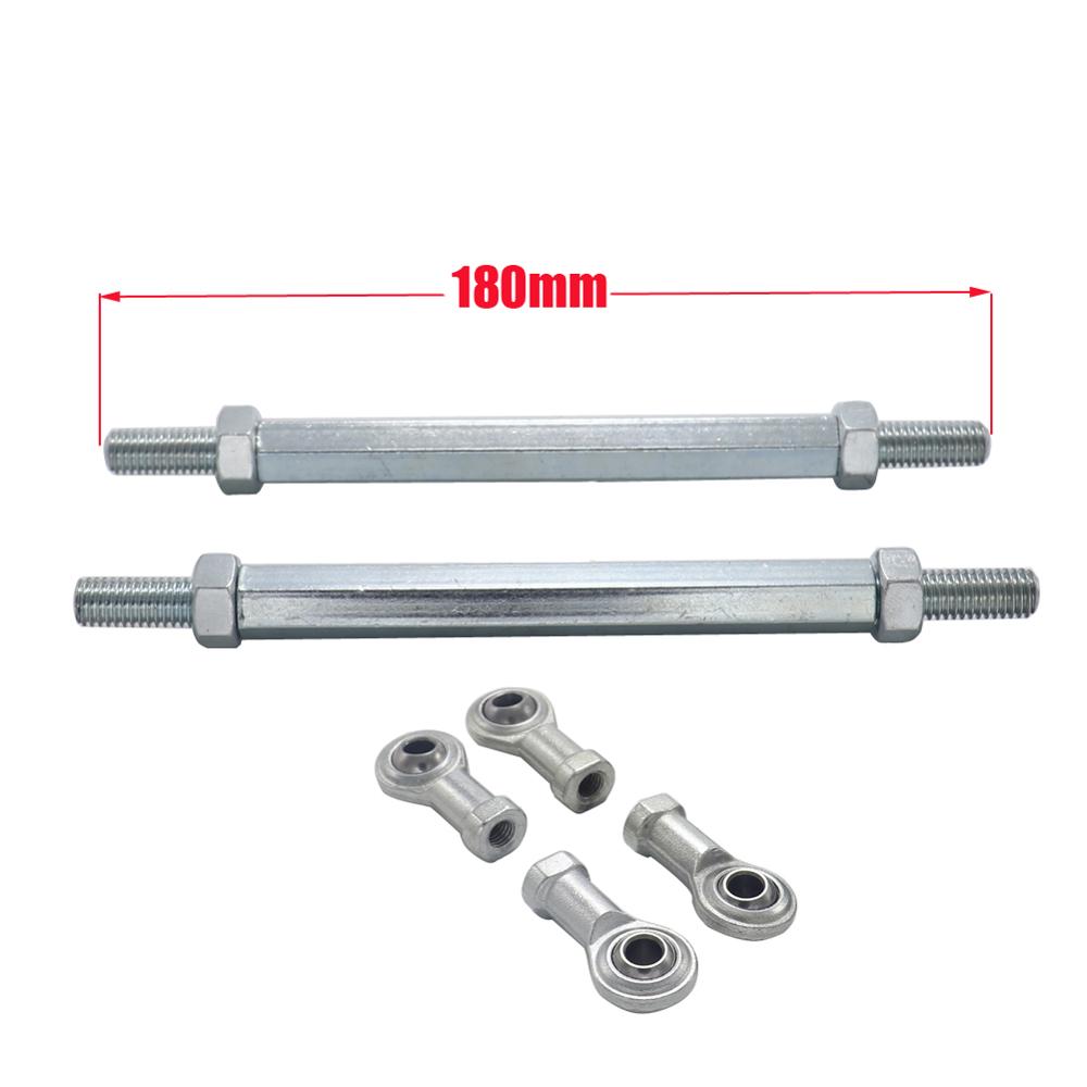 8mm Steering Tie Rod Kit Ball Joint For 49cc Electric Mini Kids ATV Go Kart Buggy Quad Bike Parts