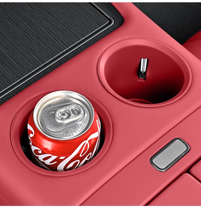 Silicone Holder for AITO M7/M8 Center Console Cup: Mat & Limiter Sleeve for 26 Models