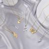 Music Guitar Pendant Necklace for Women Men Stainless Steel Gold Microphone Accordion Neck Chain Jewelry Gift