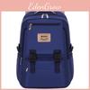 Mbke Letter Oxford Cloth Student Backpack With Breathable Waterproof And Lightweight Design For Middle School Students