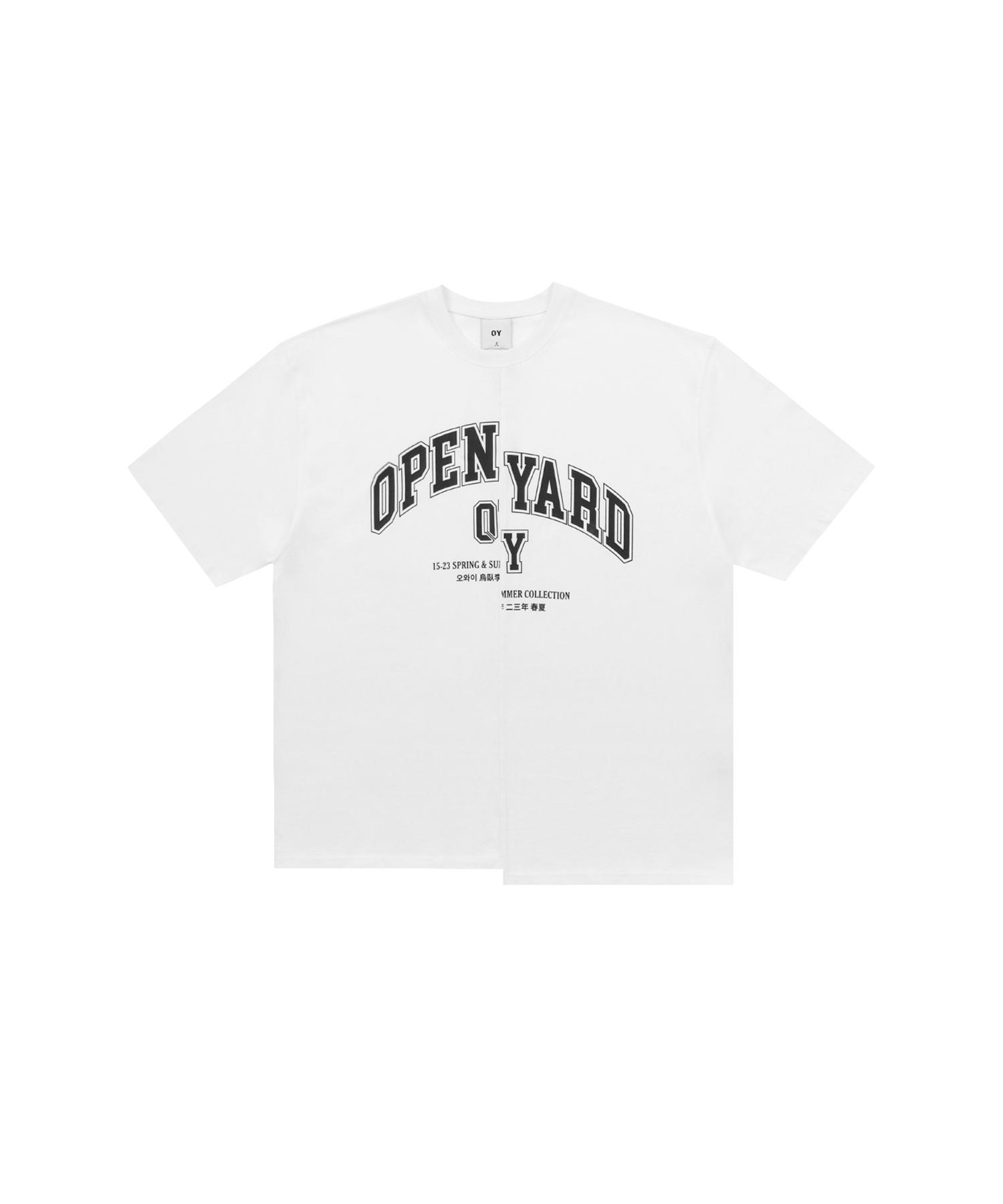 Oy Unbalance Arch Logo T-White 2 Size