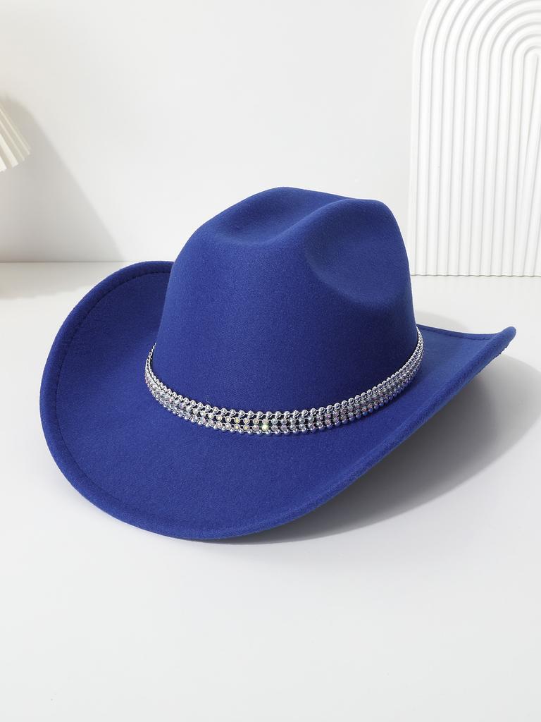 Western Cowboy Top Hat Horse Riding Travel Leisure Top Hat Party Jazz Hat Felt Hat