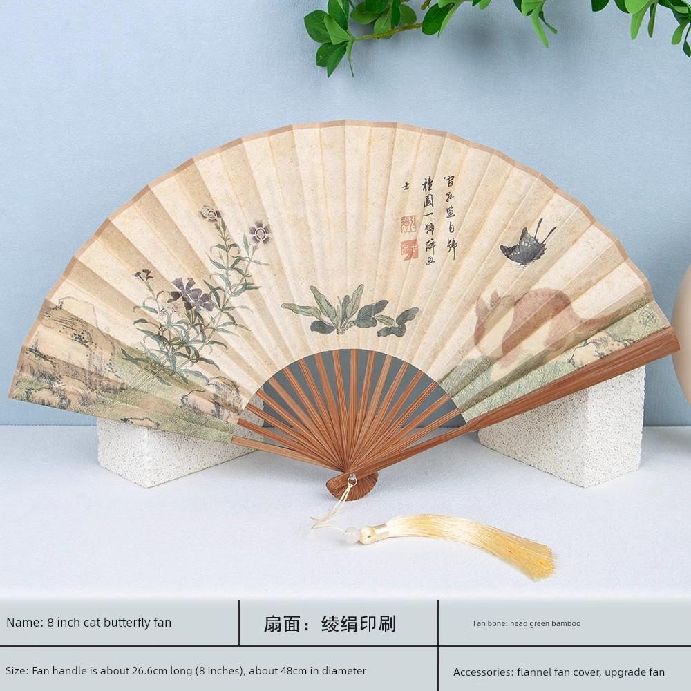 Siyitang Antique Hanfu Photo Fan for Daily Use