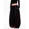 Women Stripe Baggy Y2k Sports Pants Harajuku Streetwear Gray Sweatpants Oversize Dance Pants Vintage Trousers Spring