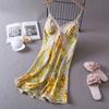 New sexy pajamas women's summer ice silk nightdress suspender shorts loungewear two-piece suit thin Internet celebrity live broadcast