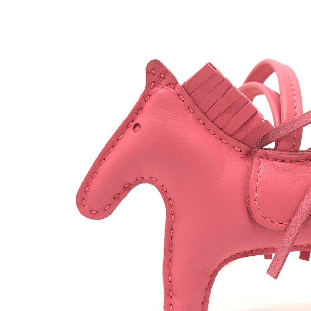 HERMES Rodeo PM Accessories Bag Charm Anyo Miro Rose azare pink