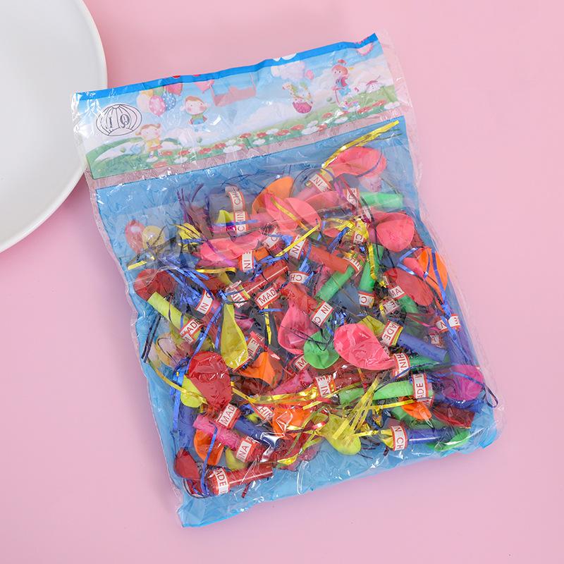 48Pz Palloncino con Filo d'Oro Fischiettante Giocattolo Regalo Festa di Compleanno Bambini Riempimento Pignatta Giorno dei Bambini di Pasqua Decorazione Regalo Festa di Carnevale