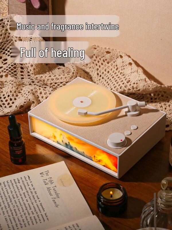 Round-X19 Vintage Aroma Diffuser Bluetooth Speaker