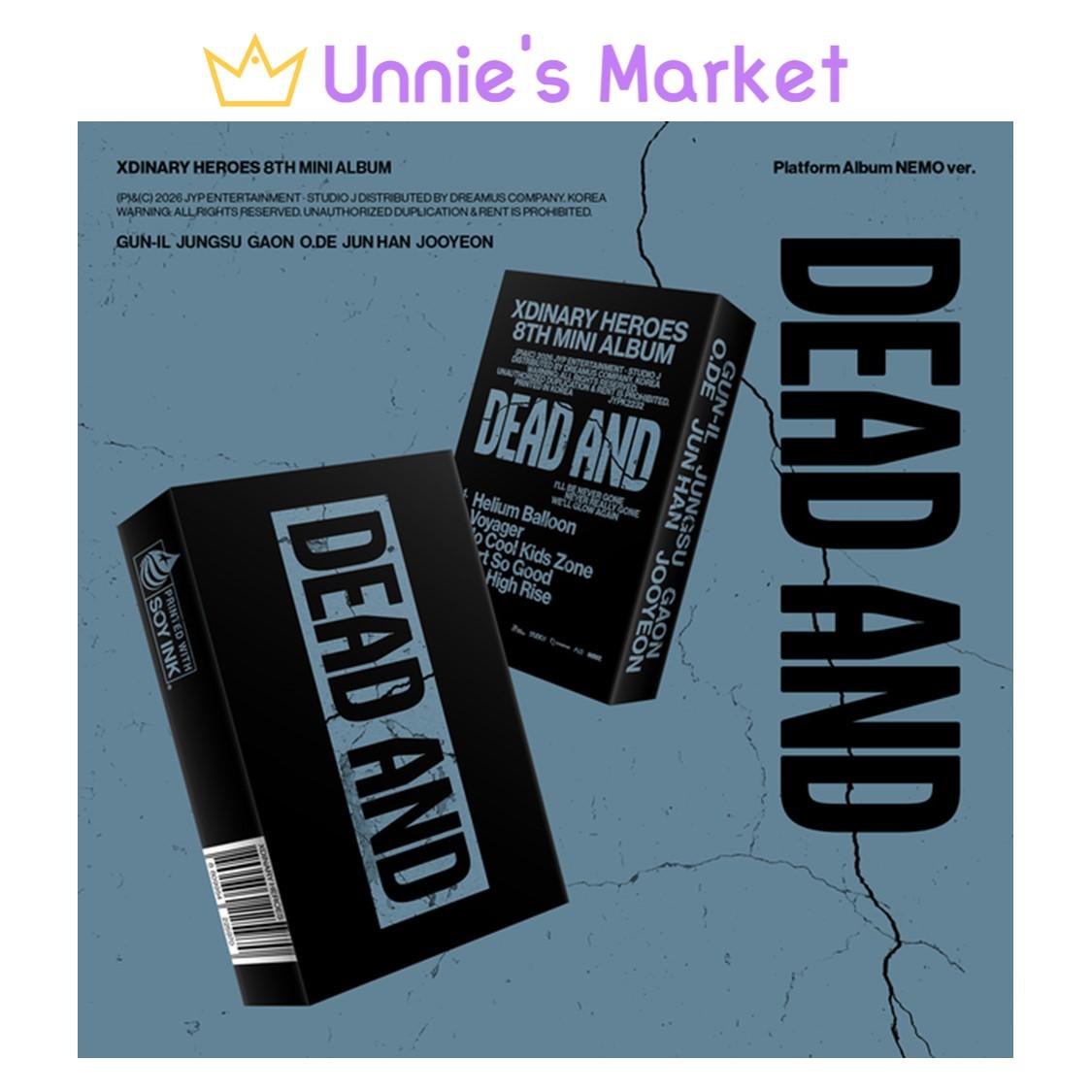 

[Предзаказ] Xdinary Heroes DEAD AND (Платформа вер.) / 8-й мини-альбом + подарок в подарок Platform ver. (CD X)