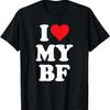 Ich liebe meinen Freund Valentinstag Für Freund Best Ich liebe BF T-Shirt