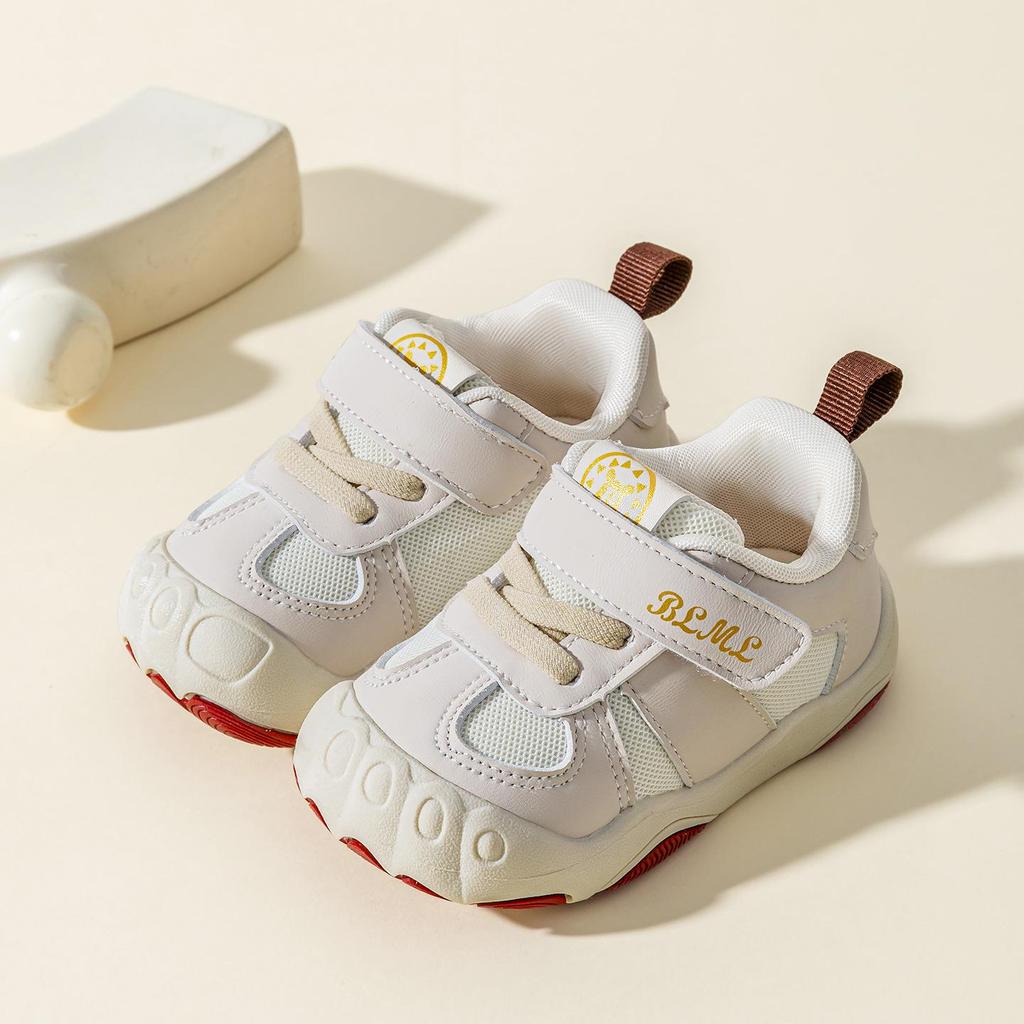 2026 Spring Soft Sole Non-Slip Baby Shoes for Boys & Girls: Breathable Casual Sports Walking Shoes