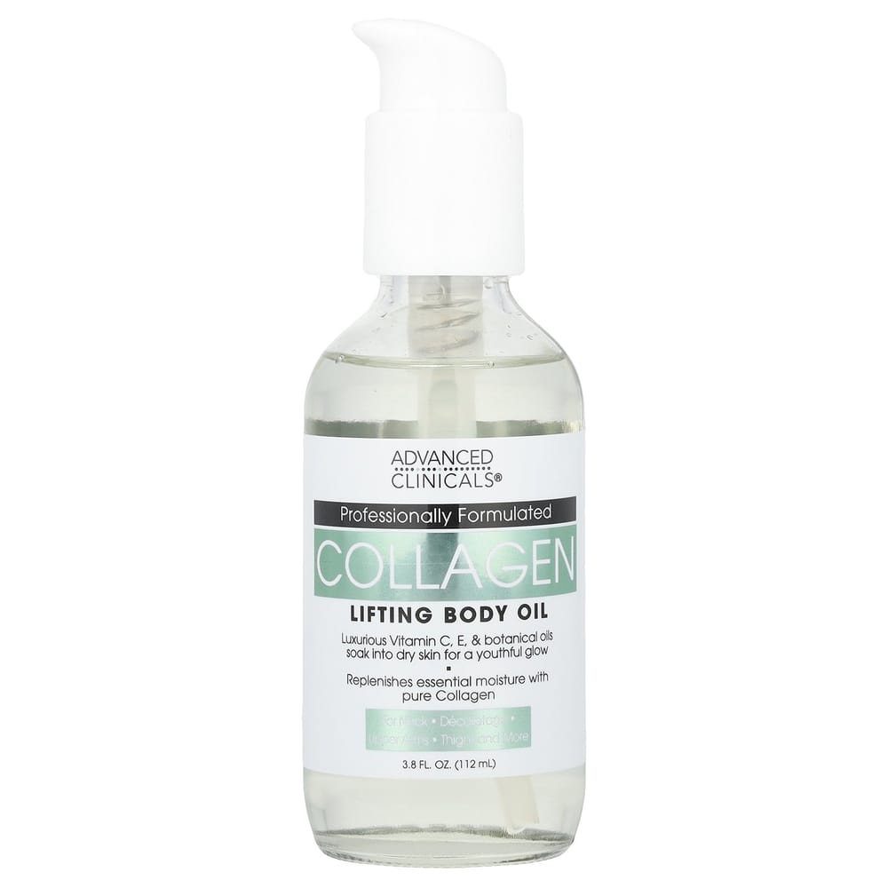 Advanced Clinicals Collagen Lifting Body Oil 112ml (3.8 fl oz)
