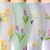 6 Pairs Sport Socks Soft Breathable Non-Slip Compression Socks Functional Support Calf Stockings Exercise Yoga Daily Wear