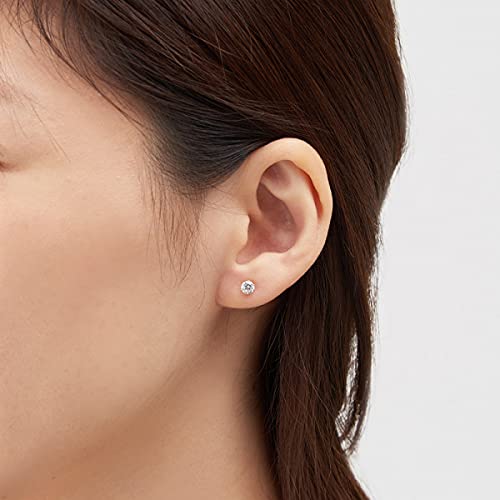 ESTELLE 18K Pink Gold Cubic Zirconia Earrings (M) 0231-3435-0018-0000