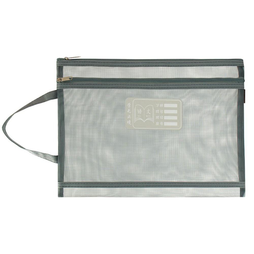 Large Capacity A4 File Folder Mesh File Organizer Thickened Classification Folder