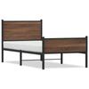 VidaXL Metal Bed Frames with Headboard and Footboard, Single Bed with Slatted Base, Adult Bed, Bedroom Furniture, 4007951