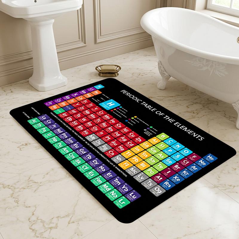 Periodic Table Living Room Nonslip Area Rug Soft Carpet For Bedroom Game Playroom Sofa Office Home Decor Doormat Christmas Gift C926839