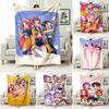Hunter Girls Blanket Cozy Flannel Throw Blanket Machine Washable Anime Print Blanket for Kids Sofa Couch Bed Use Decoration