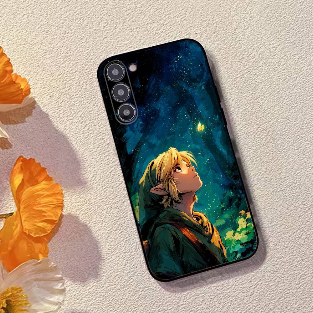 Game Z-Zelda L-Link Phone Case For Samsung Galaxy A73,A72,A71,A70,A53,A52,A51,Soft Silicone Black Cover