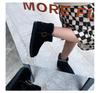 Damen 2025 Neuer Stil Rindsleder Schneestiefel - Bequem, Warm, Vielseitig, Flache Sohle, Kurze Winterstiefel