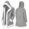 Men's Casual Leopard Print Jacket Outerwear for Fall Winter and Everyday Wear