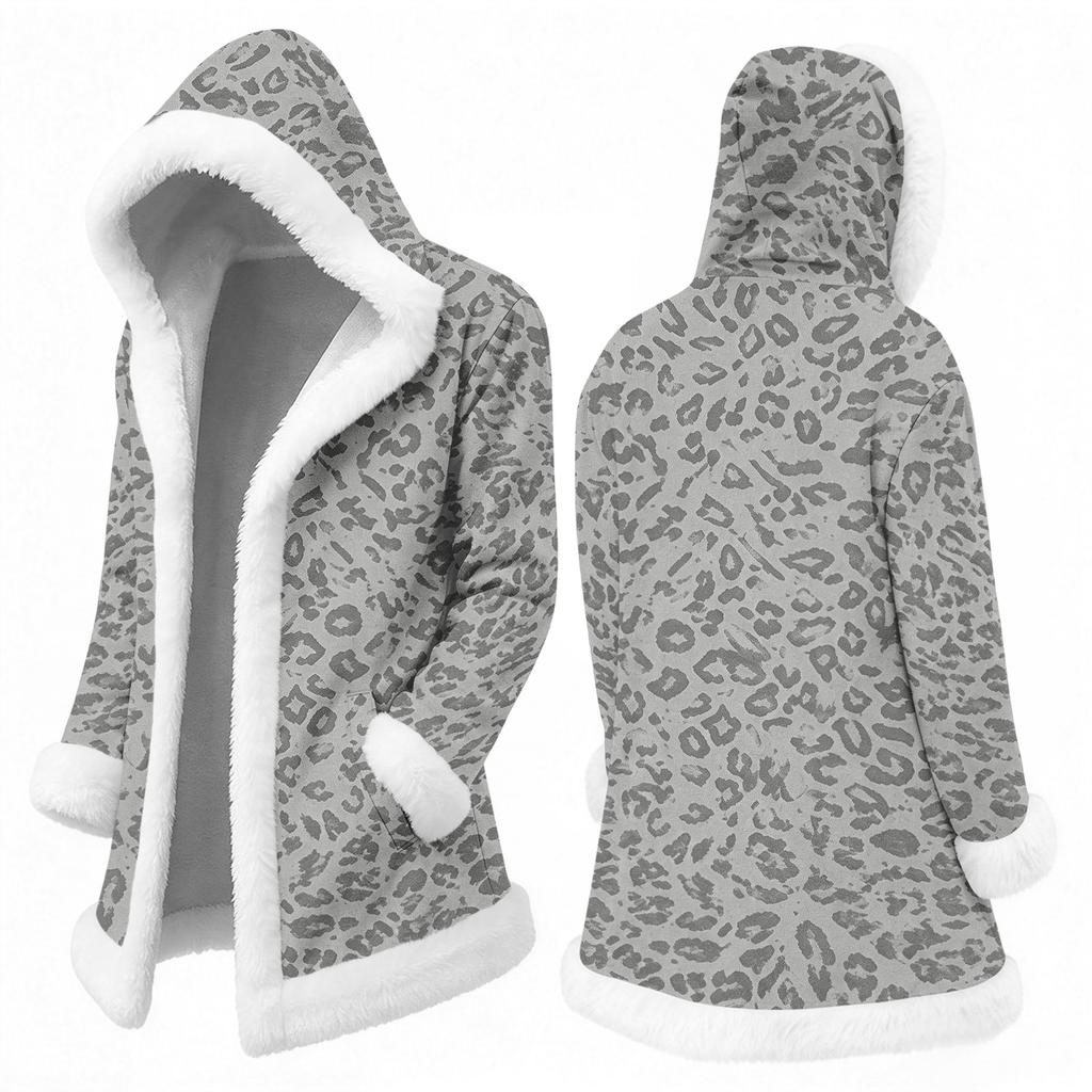 Men's Casual Leopard Print Jacket Outerwear for Fall Winter and Everyday Wear