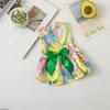Western Style Pet Dresses for Cats Gotas Summer Satin Sphynx Cat Skirt Dress Kitten Kedi Persian Mascotas Clothes Dog Clothing