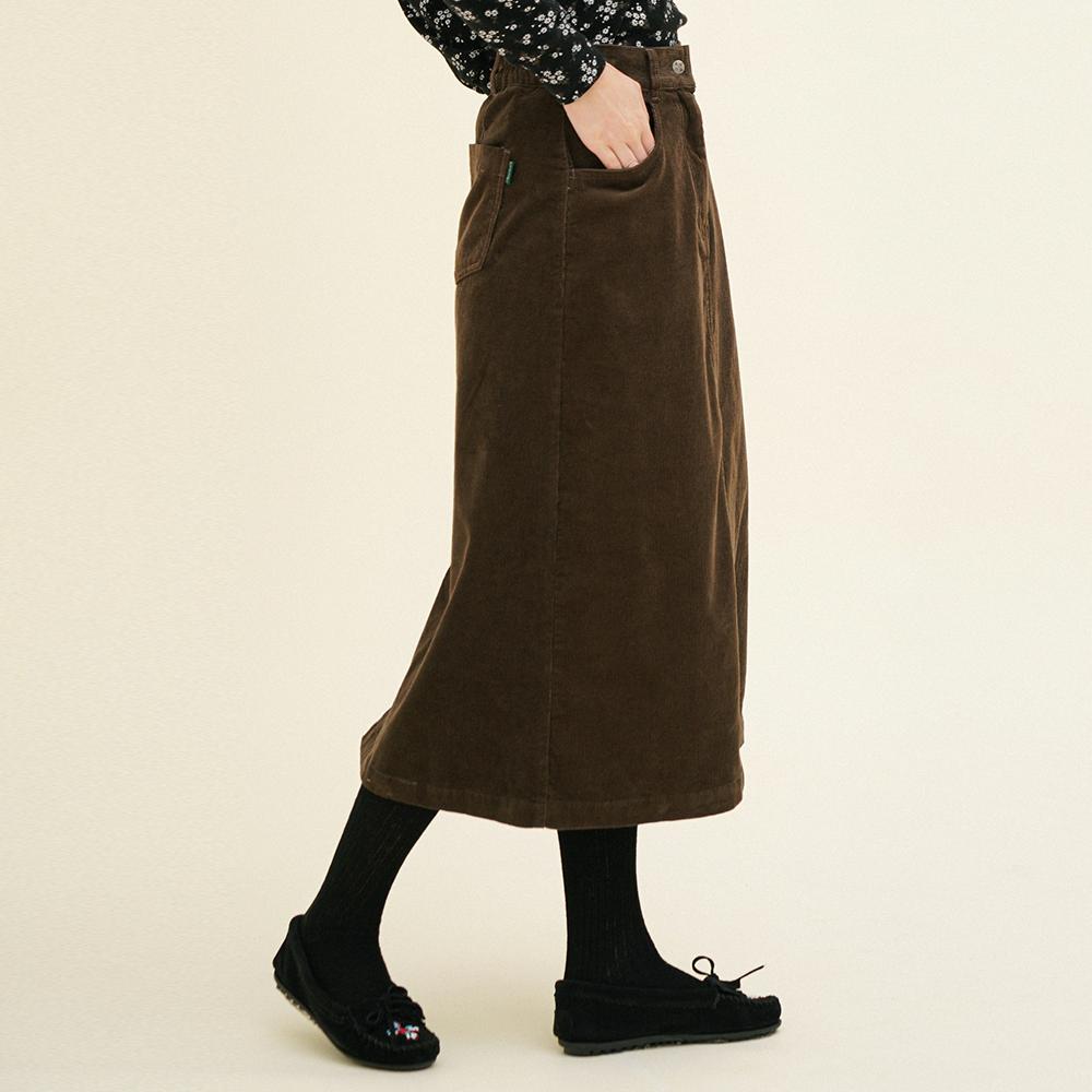 Chikita [Winter 24] 5-Pocket Skirt (Corduroy) Brown 244401Sbr